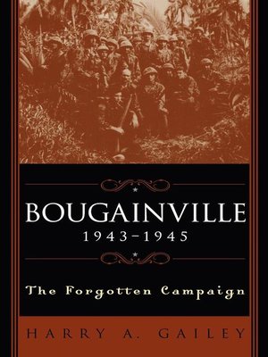 cover image of Bougainville, 1943-1945